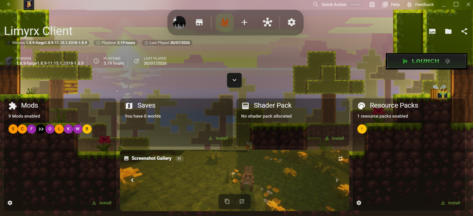 Limyrx Launcher Screenshot
